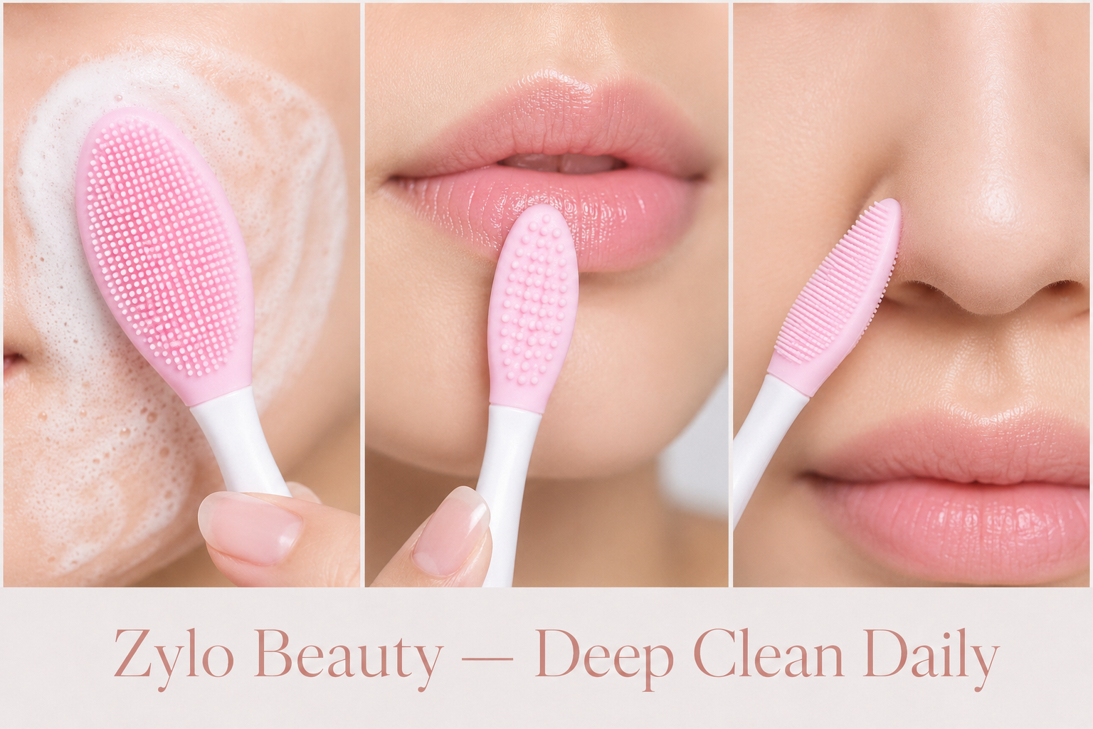 3-In-1 Silicone Facial Cleansing Tool